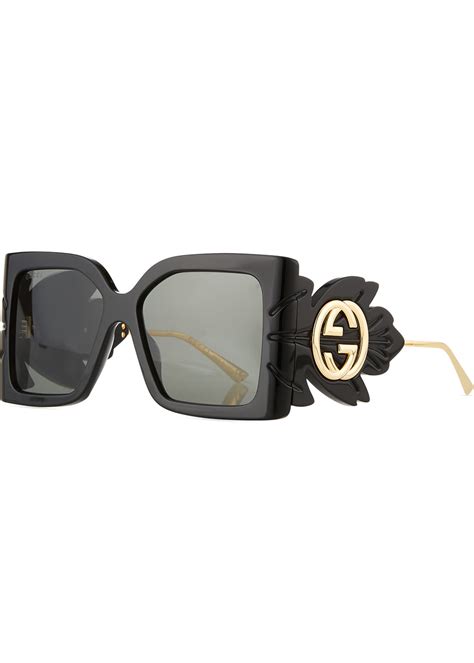 gucci square colorblock acetate optical glasses|Square acetate and metal sunglasses .